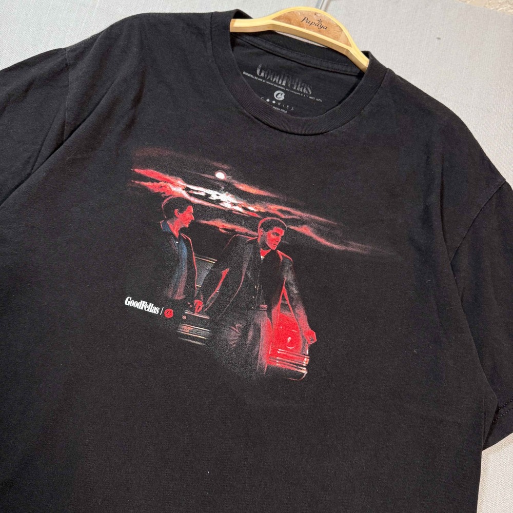 Cookies x Goodfellas Movie Graphic Tee Black Large Streetwear T-Shirt L
